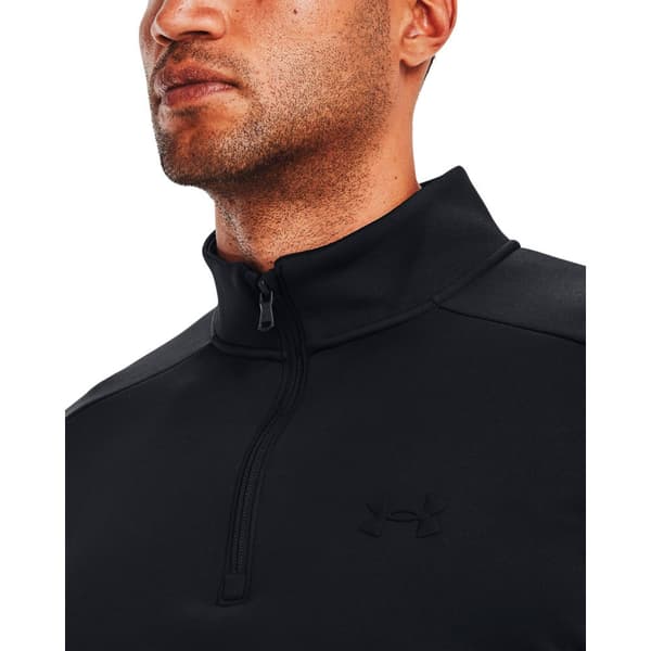 Under Armour Halv Lynlå Sweatshirt Armour Fleece Sort XS / Regular Mand