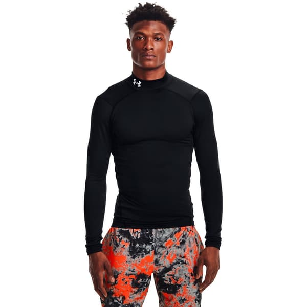 Under Armour Långärmad T-shirt Coldgear Armour Comp Mock Svart S / Regular Man