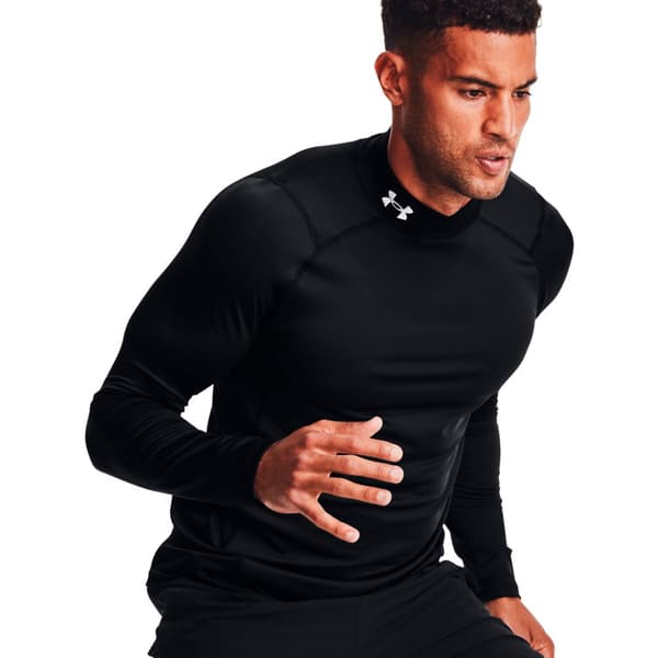 Under Armour Långärmad T-shirt Coldgear Armour Fitted Mock Svart S / Regular Man
