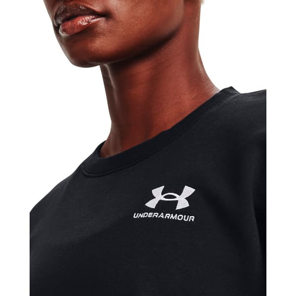 Under Armour Tröja Essential Fleece Crew Svart L Kvinna