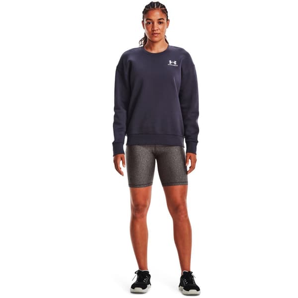 Under Armour Tröja Essential Fleece Crew Lila S Kvinna