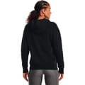 Miniatyrbillede 2 af 6: Under Armour Hættetrøje Essential Fleece Sort XS Kvinde