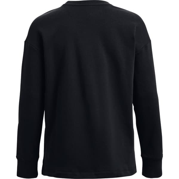 Under Armour Huppari Rival Fleece Oversize Crew Musta S Nainen