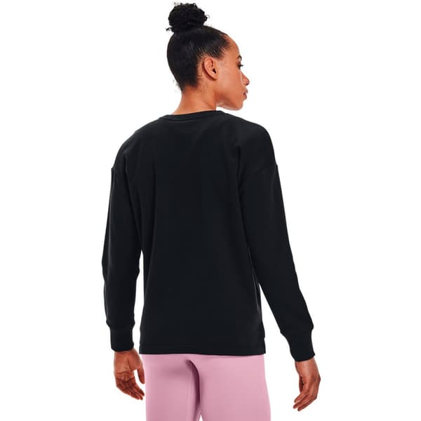 Under Armour Huppari Rival Fleece Oversize Crew Musta XS Nainen