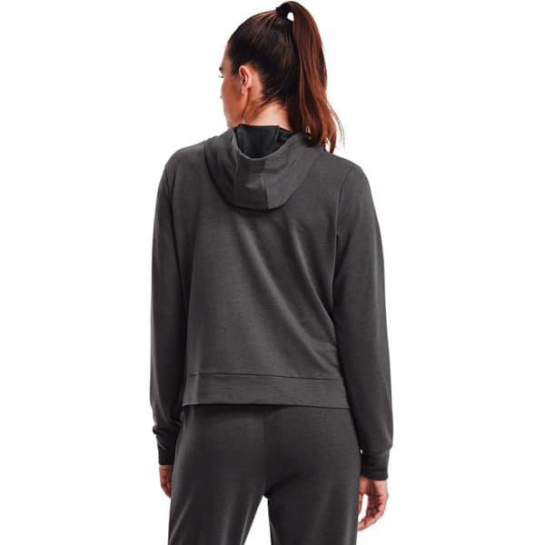 Under Armour Full Vetoketjullinen Villapaita Rival Terry Musta,Harmaa S Nainen