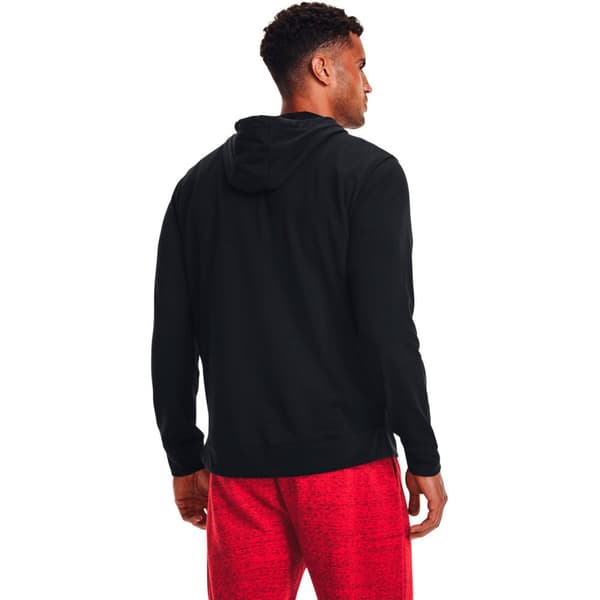 Under Armour Sweatshirt Med Fuld Lynlås Rival Terry Lc Rød,Sort S Mand
