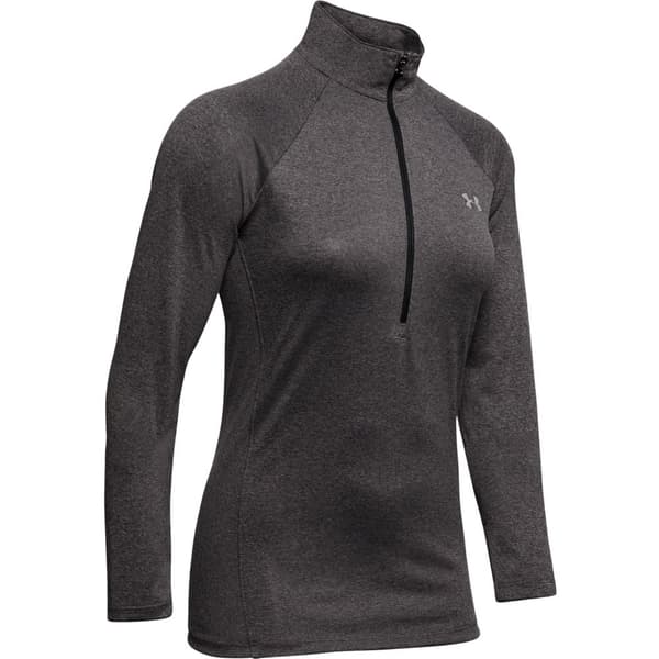Under Armour Puolivetoketjullinen T-paita Tech Solid Harmaa S Nainen