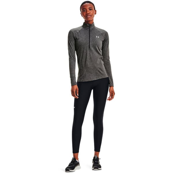 Under Armour Puolivetoketjullinen T-paita Tech Solid Harmaa S Nainen