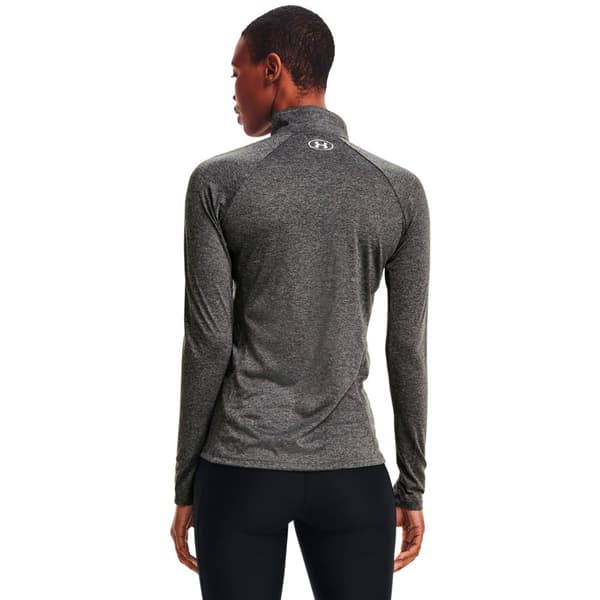 Under Armour Puolivetoketjullinen T-paita Tech Solid Harmaa XL Nainen