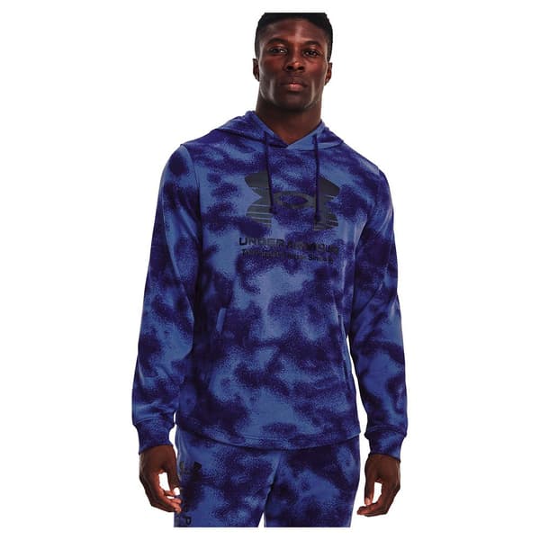 Under Armour Hættetrøje Rival Terry Novelty Blå M / Regular Mand
