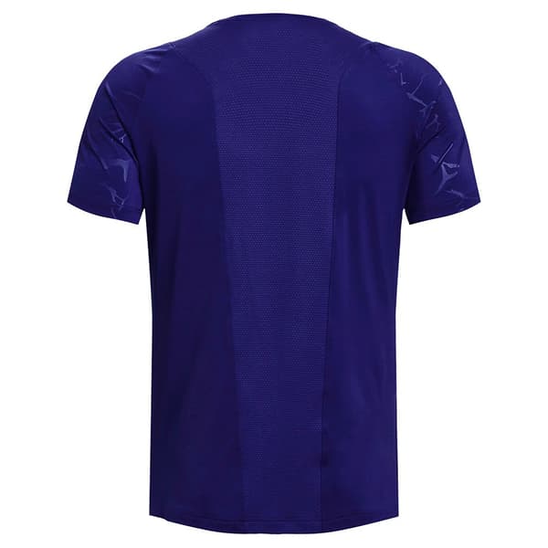 Under Armour Kortærmet T-shirt Rush Embossed Blå S Mand