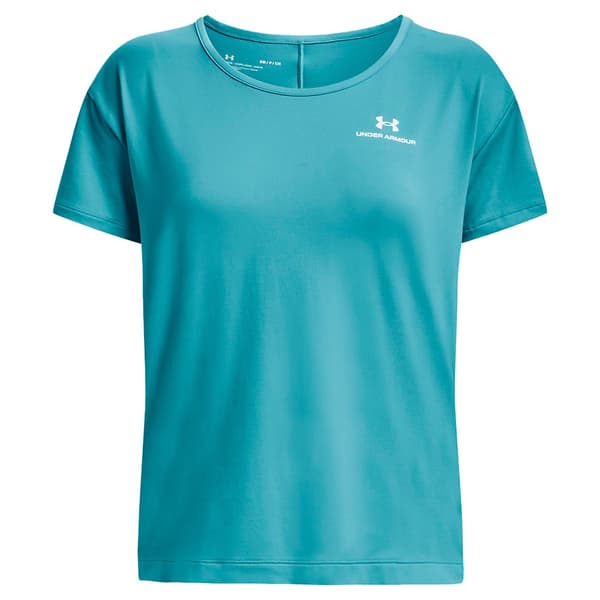 Under Armour Kortærmet T-shirt Rush Energy Blå M Kvinde