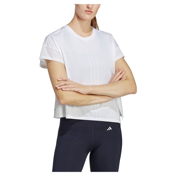 Adidas Kortærmet T-shirt Hiit Qb Hvid S Kvinde