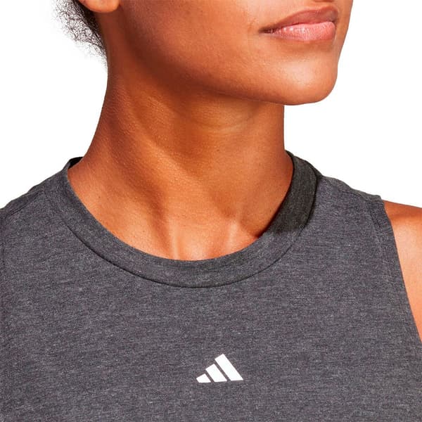Adidas Ärmlös T-shirt Icons 3s Cr Svart M Kvinna
