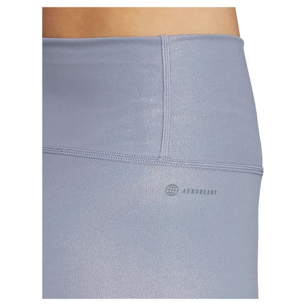 Adidas Strumpbyxor Opt Shine 7/8 Lila S Kvinna