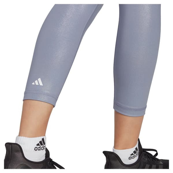 Adidas Strumpbyxor Opt Shine 7/8 Lila S Kvinna