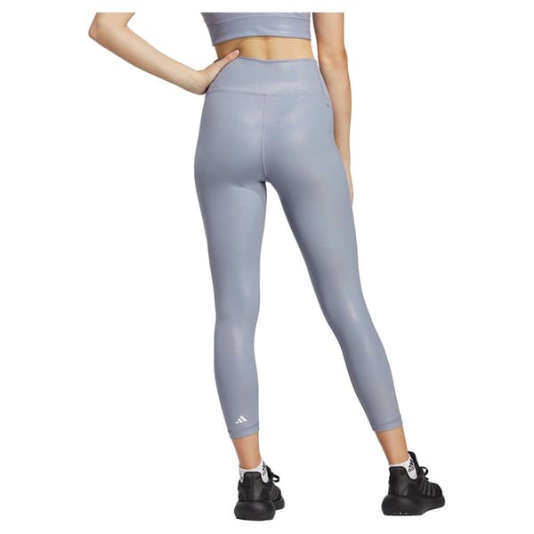 Adidas Strumpbyxor Opt Shine 7/8 Lila S Kvinna