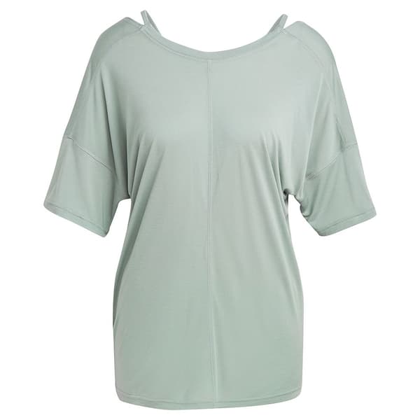 Adidas Kortärmad T-shirt Yoga St O Grönt S Kvinna