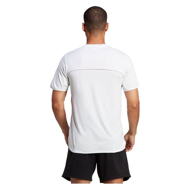 Adidas Kortærmet T-shirt D4t Hr Hiit Hvid S / Regular Mand