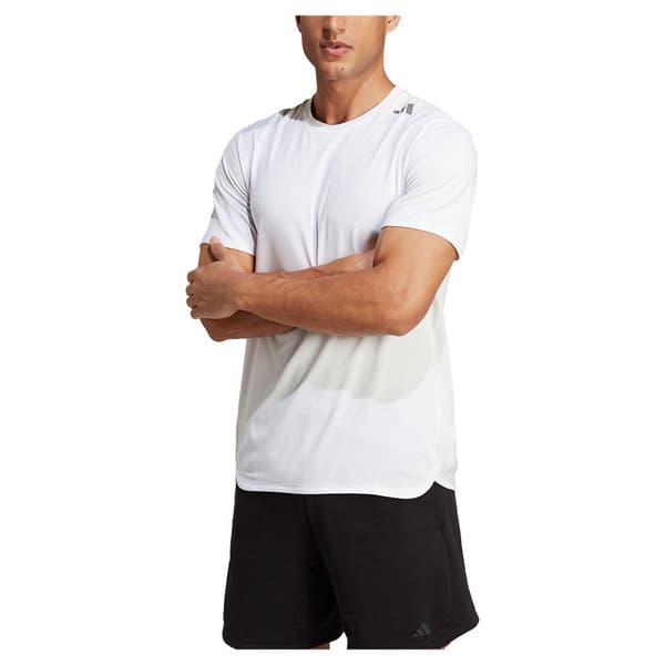 Adidas Kortærmet T-shirt D4t Hr Hiit Hvid S / Regular Mand