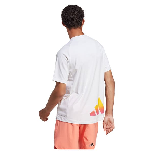 Adidas Lyhythihainen T-paita Ti 3bar Valkoinen XL Mies