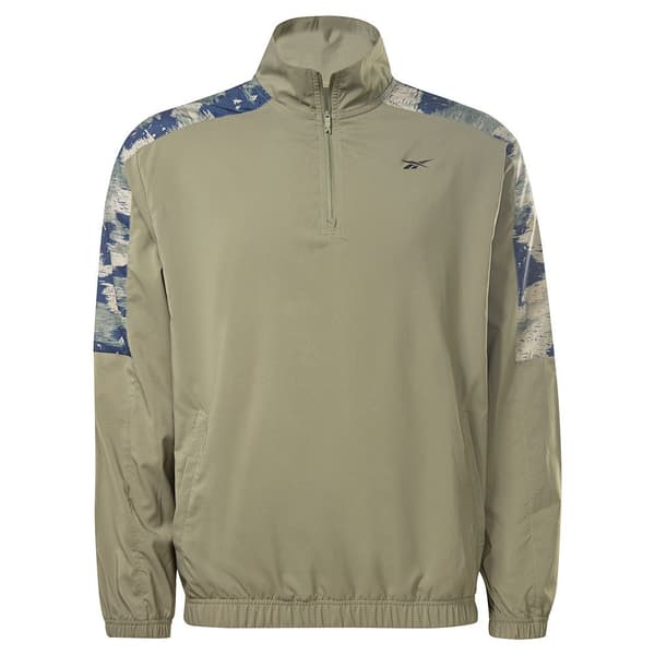 Reebok Långärmad T-shirt Camo Grönt S Man