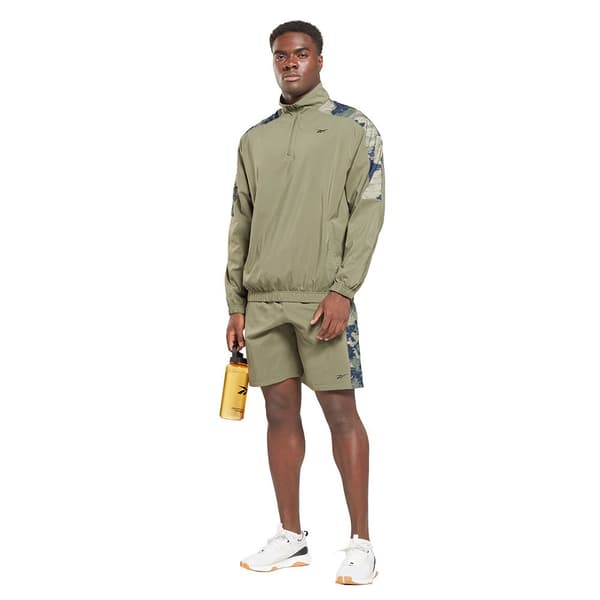 Reebok Långärmad T-shirt Camo Grönt S Man
