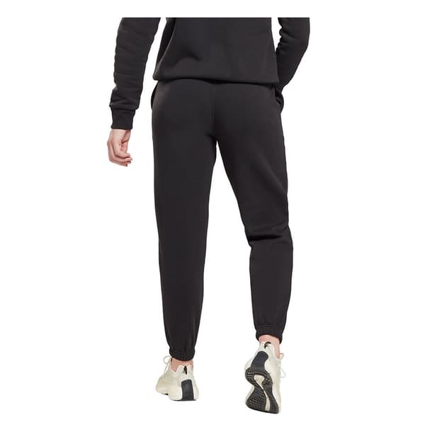 Reebok Byxor Identity Fleece Joggers Svart S Kvinna