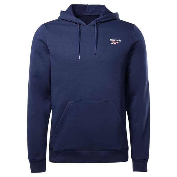 Reebok Luvtröja Identity Fleece Over-the-head Blå S Man