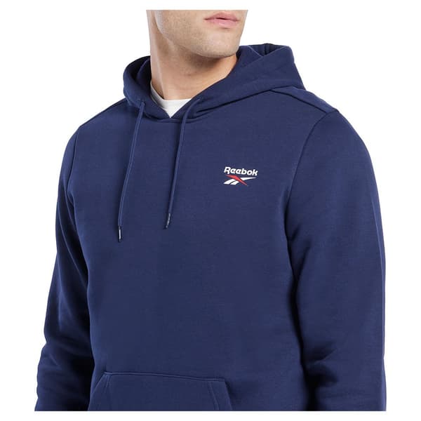 Reebok Luvtröja Identity Fleece Over-the-head Blå S Man
