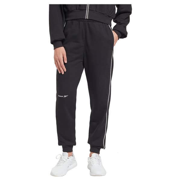 Reebok Byxor Identity French Terry Joggers Svart S Kvinna