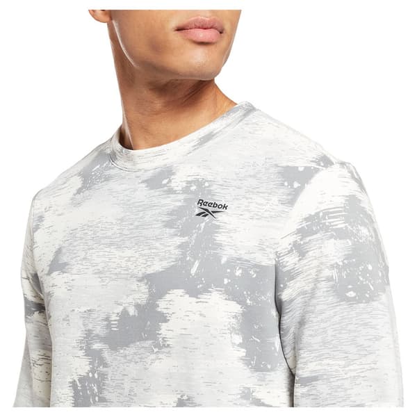 Reebok Tröja Identity Modern Camo Fleece Crew Grå S Man