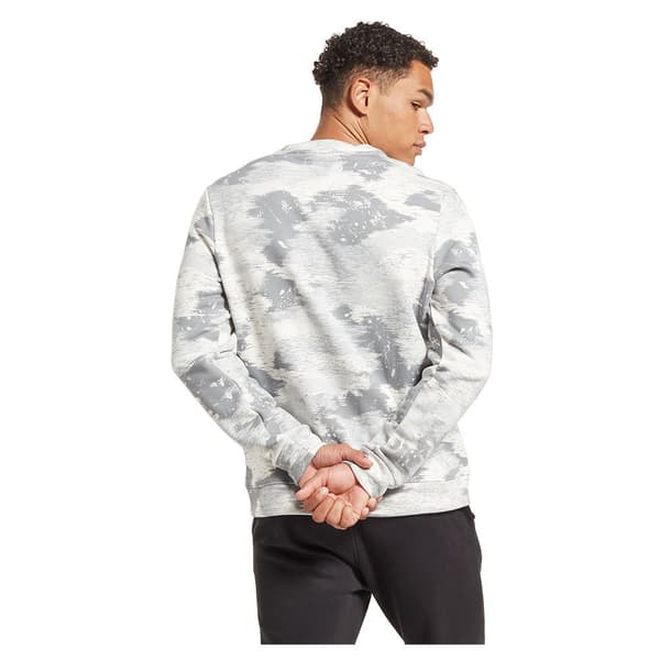 Reebok Tröja Identity Modern Camo Fleece Crew Grå S Man