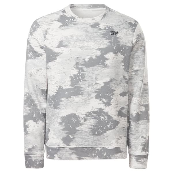 Reebok Tröja Identity Modern Camo Fleece Crew Grå M Man