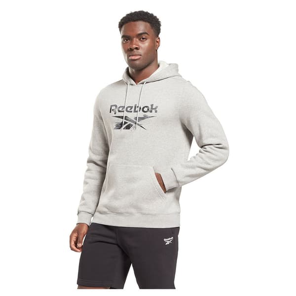 Reebok Luvtröja Identity Modern Camo Fleece Grå M Man