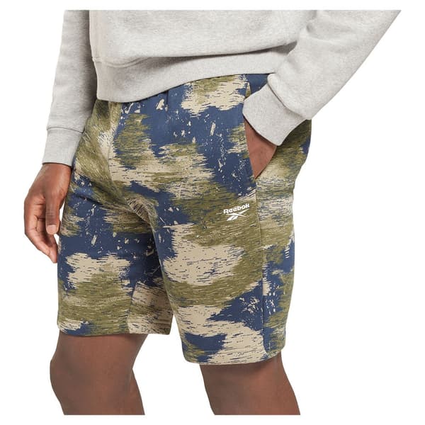 Reebok Shortsit Identity Modern Camo Fleece Vihreä S Mies