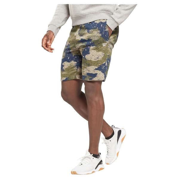 Reebok Shorts Identity Modern Camo Fleece Grönt S Man