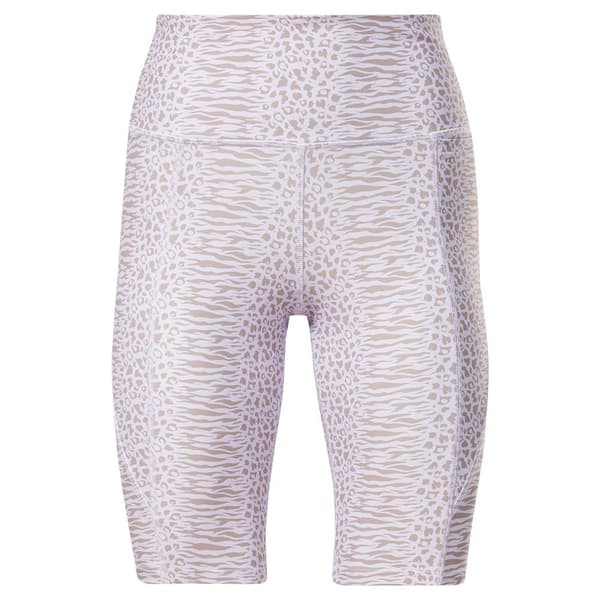 Reebok Lyhyet Leggingsit Lux Bold High-waisted Modern Safari Print Violetti M Nainen
