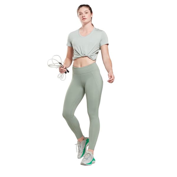 Reebok Leggingsit Lux Vihreä S / Regular Nainen