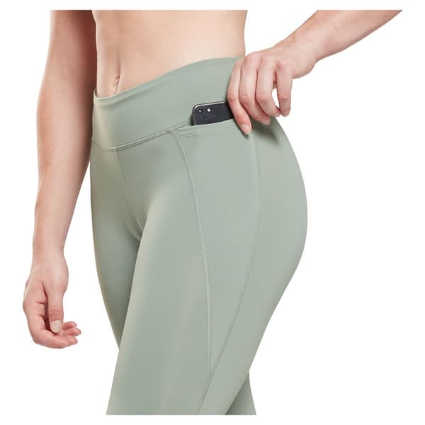 Reebok Leggingsit Lux Vihreä S / Regular Nainen