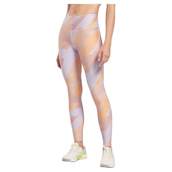 Reebok Strumpbyxor Workout Ready Printed Lila M / Regular Kvinna