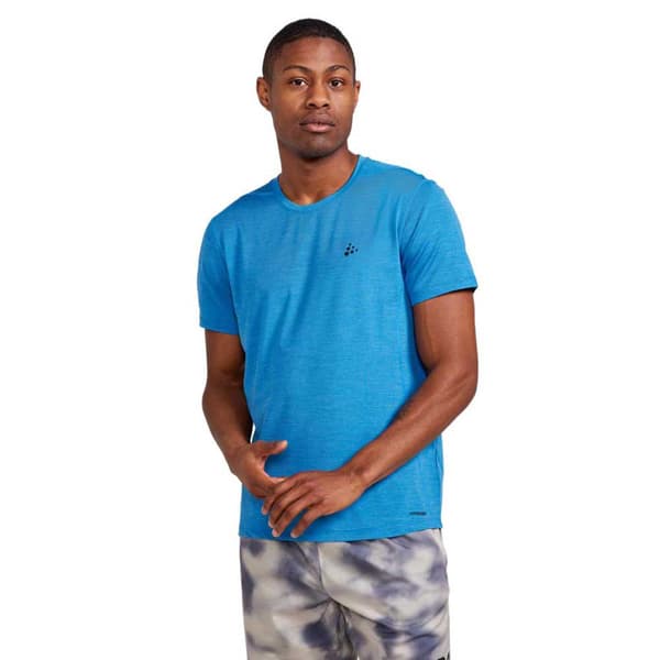 Craft Kortärmad T-shirt Adv Essence Melange Blå M Man