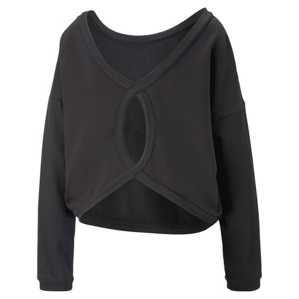 Puma Sweatshirt Studio Plastic Free Sort M Kvinde
