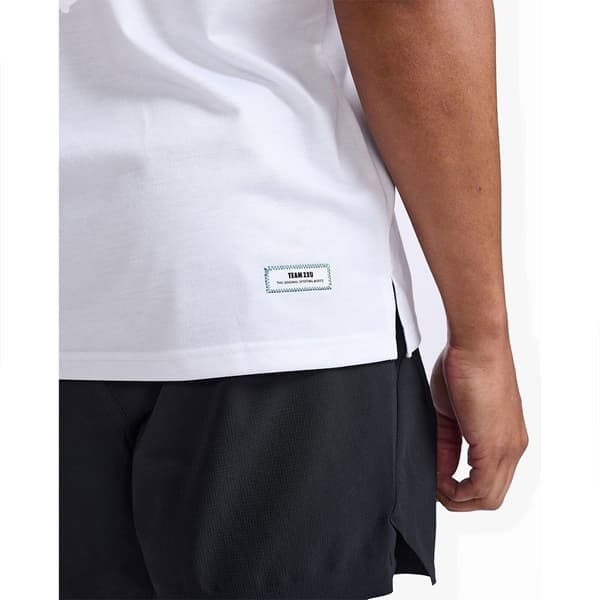 2xu Kortärmad T-shirt Contender Vit L Man