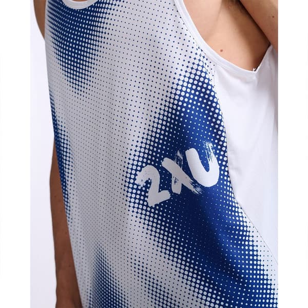 2xu Ærmeløs T-shirt Light Speed Singlet Blå L Mand