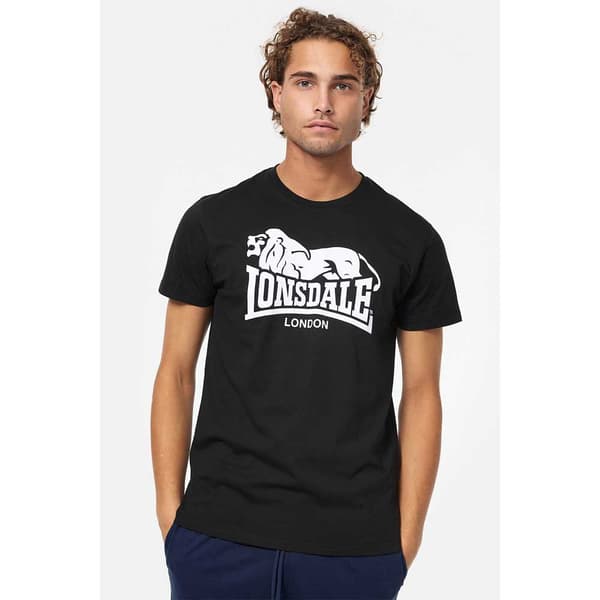 Lonsdale Kortärmad T-shirt Collessie Vit XL Man