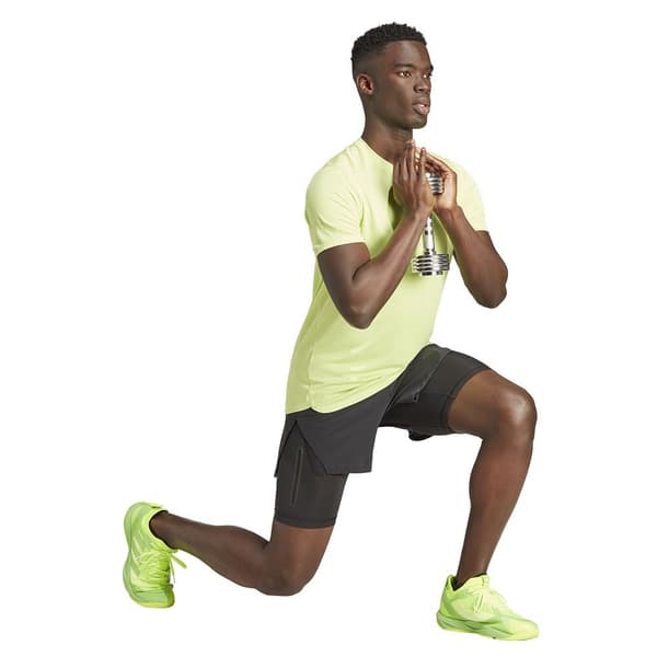 Adidas Kortærmet T-shirt Designed 4 Heat.rdy Hiit Gul S / Regular Mand