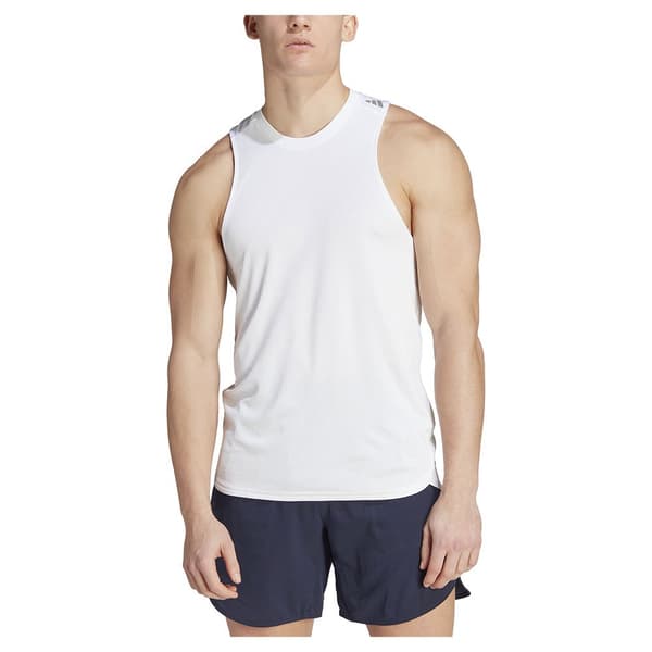 Adidas Ærmeløs T-shirt Designed For Heat.rdy Hiit Hvid L / Regular Mand