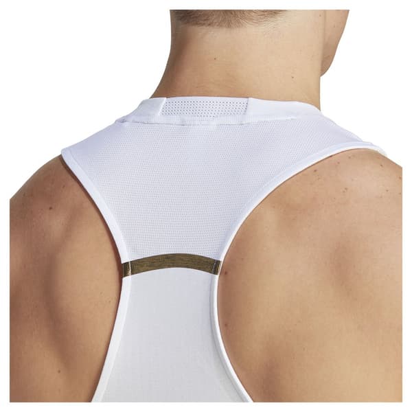 Adidas Ærmeløs T-shirt Designed For Heat.rdy Hiit Hvid XL / Regular Mand