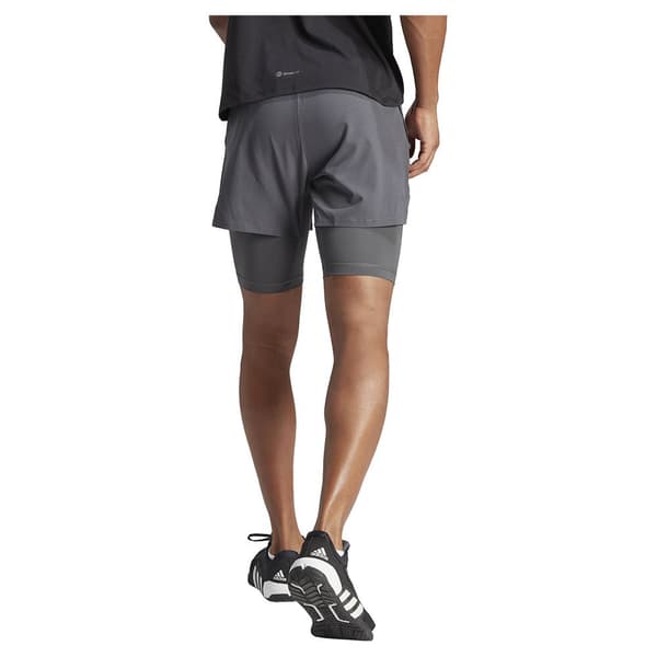 Adidas Shortsit Heat.rdy Hiit Elevated 2 In 1 Harmaa 2XL Mies